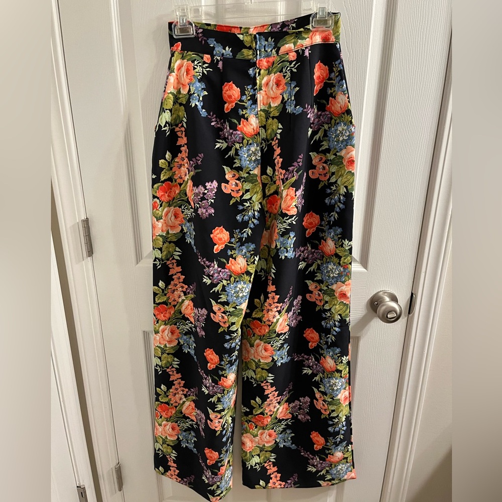 Floral Vacation Pants-Vixen by Micheline Pitt - Picture 2 of 5